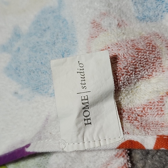 HOME STUDIO TROPICAL FISH THICK COTTON BATH/KITCHEN TOWELS SET-OF-2 PRICE FIRM - Picture 6 of 11